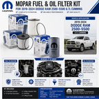 Mopar 2019-2024 Dodge Ram 2500-5500 6.7L Cummins Fuel And Oil Kit OEM