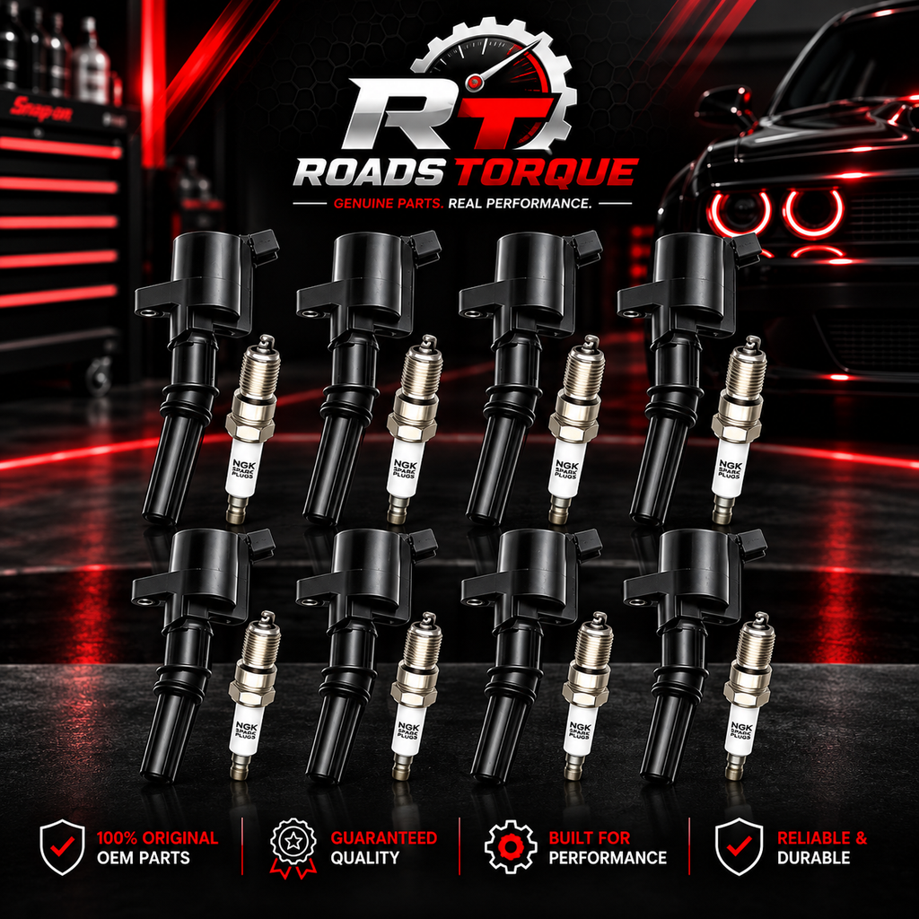 8 Set Motorcraft DG508 Ignition Coils & SP479 Spark Plugs for Ford F150 4.6L 5.4L