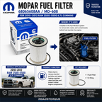 Mopar Fuel Filter 68065608AA / MO-608 for 2010–2012 Ram 2500–5500 6.7L Cummins