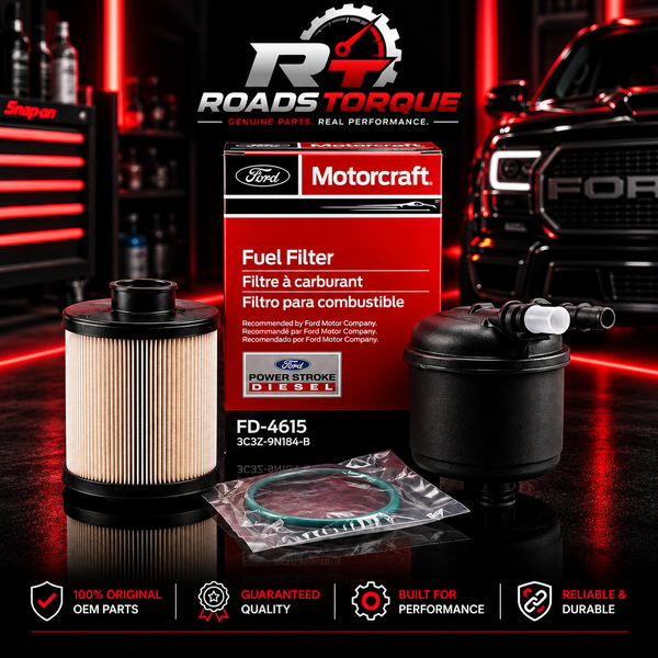 Motorcraft FD-4615 Fuel Filter Kit for 2011–2016 Ford 6.7L Power Stroke Diesel