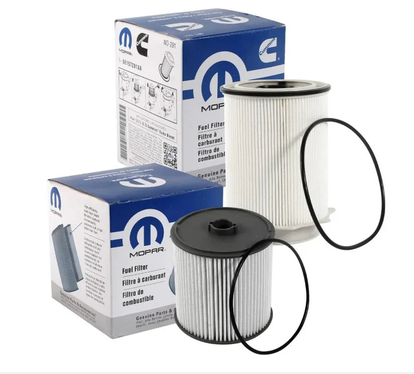 Mopar Fuel Filter Kit 68157291AA & 68436631AA for 2019–2024 Ram 2500–5500 6.7L Cummins