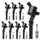 8 Set Motorcraft DG508 Ignition Coils & SP479 Spark Plugs for Ford F150 4.6L 5.4L
