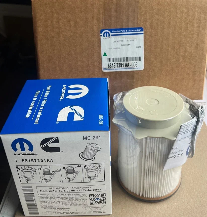 Mopar Fuel Filter 68065608AA / MO-608 for 2010–2012 Ram 2500–5500 6.7L Cummins