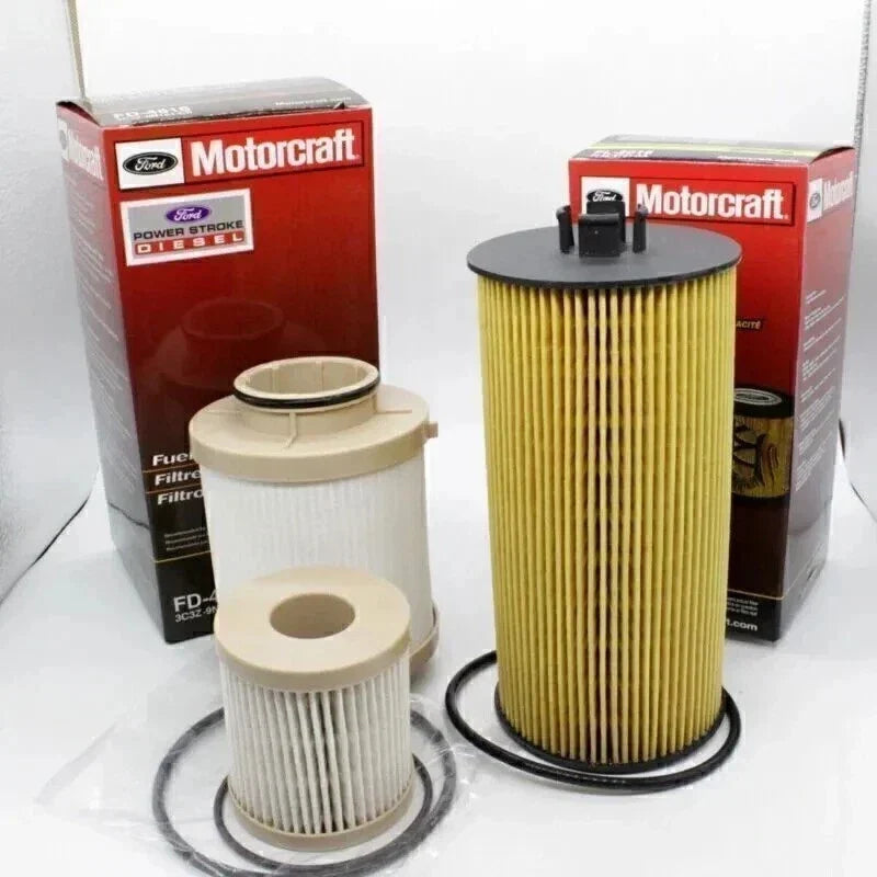 Motorcraft FL2016 Oil Filter & FD4616 Fuel Filter Set for Ford 6.0L Powerstroke