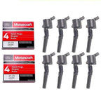 8 Set Motorcraft DG508 Ignition Coils & SP479 Spark Plugs for Ford F150 4.6L 5.4L